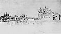 Plaza de armas en 1839
