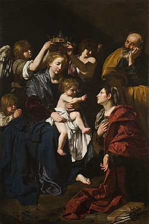Archivo:Sagrada Familia con santa Catalina (Cavarozzi)