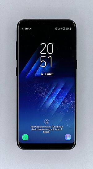 Archivo:Samsung Galaxy S8 Duos, Anmeldebildschirm