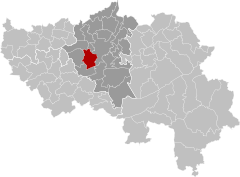 Seraing Liège Belgium Map.svg