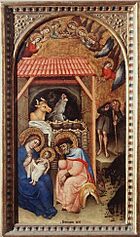 Archivo:Simone dei crocifissi, natività di gesù, 1380s