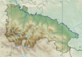 Spain La Rioja relief map