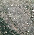Takasaki city center area Aerial photograph.2010