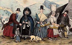 Archivo:Welsh Fashions Taken on a Market Day in Wales