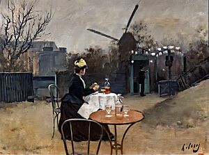 Archivo:(Barcelona) Plein air by Ramon Casas - Museu Nacional d'Art de Catalunya