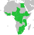 AfriMusic Song Contest 2018 map
