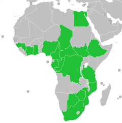      Países participantes