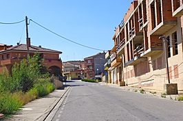 Entrada a Alcoletge por la carretera de Bellvís