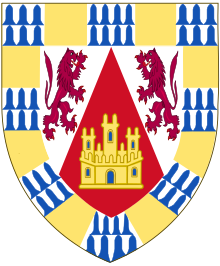 Arms of Henry II of Castile before his accession.svg