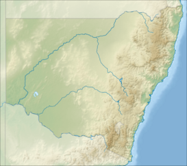 Montes Liverpool ubicada en Nueva Gales del Sur