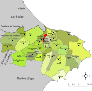 Benimell-Mapa de la Marina Alta.svg