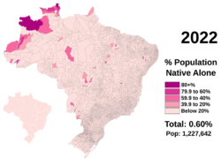 Brazil Native Alone in 2022.svg
