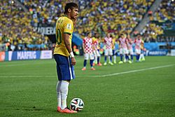 Archivo:Brazil and Croatia match at the FIFA World Cup 2014-06-12 (02)