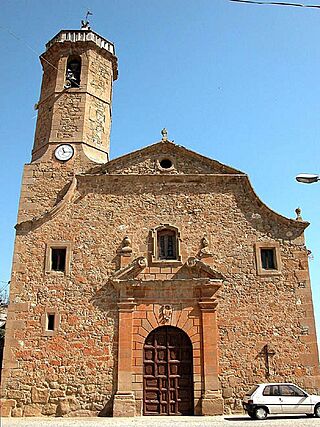 Butsènit d'Urgell, Montgai, la Noguera. Església s XVIII (A SiT D5393).jpg