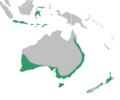 Caladenia distribution map