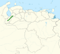 Cistothorus meridae map