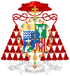 Coat of Arms of Cardinal Isidro Gomá y Tomás (Order of Isabella the Catholic).svg