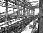Construcción de la quilla, 31 de marzo de 1909.