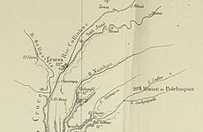 Archivo:De Cruces a Pelchuquin en el Mapa de la Expedicion de Francisco Vidal Gormaz
