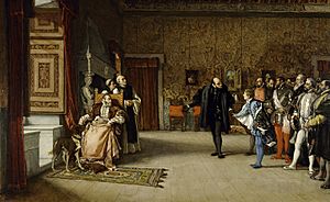 Eduardo Rosales - Juan de Austria's presentation to Emperor Carlos V in Yuste.jpg