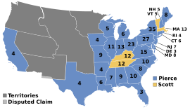 Elecciones presidenciales de Estados Unidos de 1852