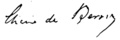 Firma de Elicio de Bérriz