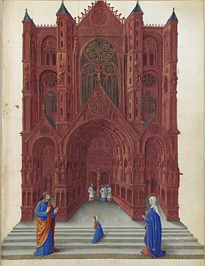 Archivo:Folio 137r - The Presentation of the Virgin