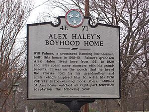 Archivo:Henning Alex Haley Historic Marker