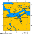 Lambert Projection of Western Nunavut