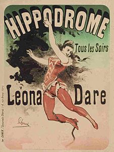 Leona Dare Hippodrome 1883
