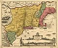 Map-Novi Belgii Novæque Angliæ (Amsterdam, 1685)