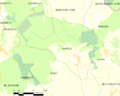 Map commune FR insee code 89069