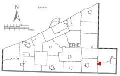 Map of Elgin, Erie County, Pennsylvania Highlighted.png