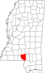 Map of Mississippi highlighting Marion County.svg