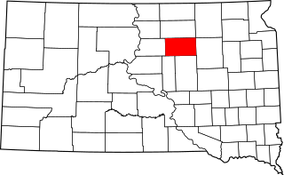Map of South Dakota highlighting Faulk County.svg