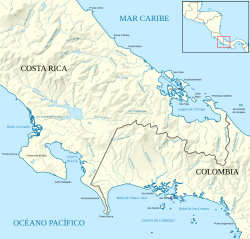 Archivo:Mapa de la frontera Costa Rica-Panamá (1865)