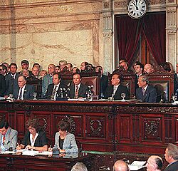 Archivo:Menem en la apertura de sesiones ordinarias del Congreso