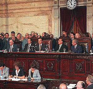 Archivo:Menem en la apertura de sesiones ordinarias del Congreso