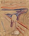 Munch - Skisse til Skrik, Antagelig 1893, NG.M.00939VERSO