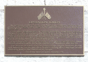 Archivo:Operation Torch plaque persp