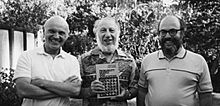 Picture of Cy Derman with Ingram Olkin and Leon Gleser.jpg
