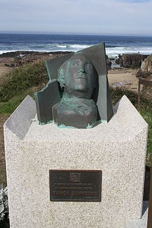 Placa homenaje a Sampedro en As Furnas 2.jpg