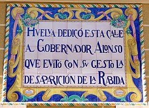 Archivo:Placa homenaje al Gobernador Alonso