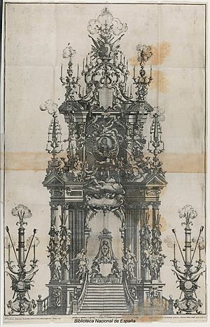Archivo:Relación de las Reales Exequias que se celebraron por el Serenísimo Señor Luis XIV