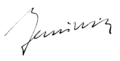 Signature de Pierre Pflimlin - Archives nationales (France)
