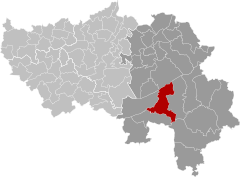 Stavelot Liège Belgium Map.svg