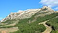 Utrillas thrust front recumbent anticline - N420 Montalbán-Utrillas, Teruel, Spain