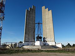 01 Valladolid Monumento Onesimo Redondo Cerro San Cristobal ni