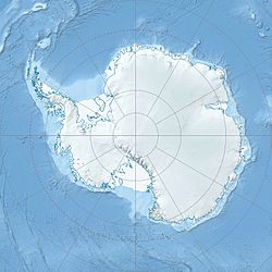 Península Adare ubicada en Antártida