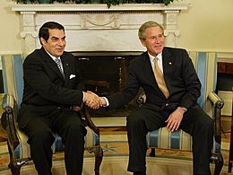 Archivo:Ben Ali, Bush, February 18, 2004